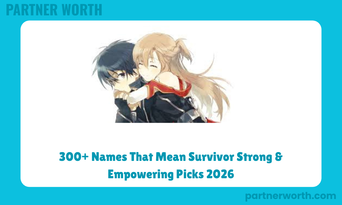 300+ Names That Mean Survivor Strong & Empowering Picks 2026